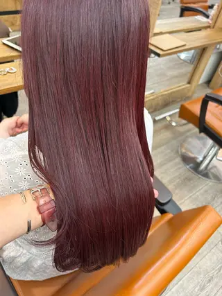 ロング カラー 前髪顔周り✂️店長 ❤️アマミヤ❤️のヘアスタイル