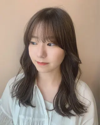 ロング カラー hub hair レイヤー/透明感のヘアスタイル