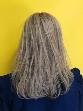 セミロング カラー yuuna/ ハッシュカット🎀のヘアスタイル
