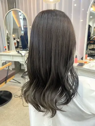 セミロング 顔まわりレイヤー/ bob及川亜沙美のヘアスタイル