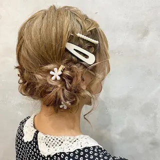 セミロング まつパ・ヘアセット ♡Chinami♡のマツエク・マツパデザイン