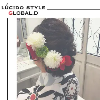 ロング ヘアアレンジ 🥛洒落髪小顔cut なら龍崎🥛のヘアスタイル