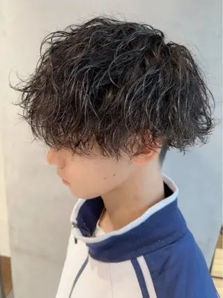 ショート パーマ メンズ 🔱メンズパーマ特化 🔱山下和輝のヘアスタイル