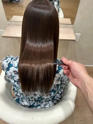 ロング 阿倍野/髪質改善 /縮毛矯正/坪田幸広のヘアスタイル