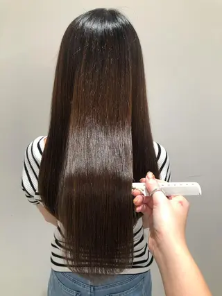 ロング ひろせ かなのヘアスタイル