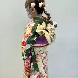 ロング ヘアアレンジ これた🧸ヘアメ職人 ♡髪質改善♡カラーのヘアスタイル