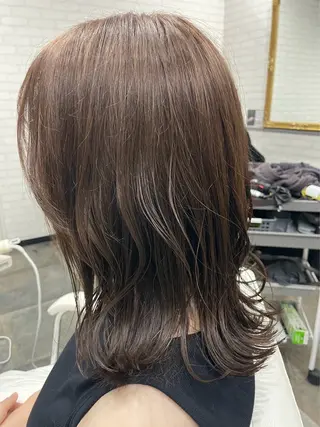 ミディアム The Apartment of Solon Citta 船橋609所属・髪質改善/縮毛矯正/ 美髪/個室/ハラのヘアスタイル