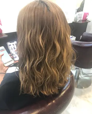 ミディアム setsalon RICHE所属・り りのヘアスタイル