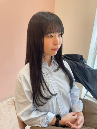 ロング ボブ/透明感カラー /nicoのヘアスタイル