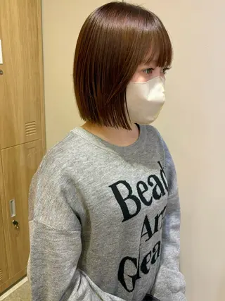 ミディアム LOREN＋透明感 オリーブhirokoのヘアスタイル