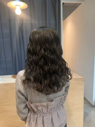 ミディアム スパイラルパーマ /神野のヘアスタイル