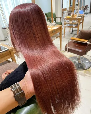 セミロング カラー eins.hair所属・過去一の柔髪ヘア 🌿einshairのヘアスタイル