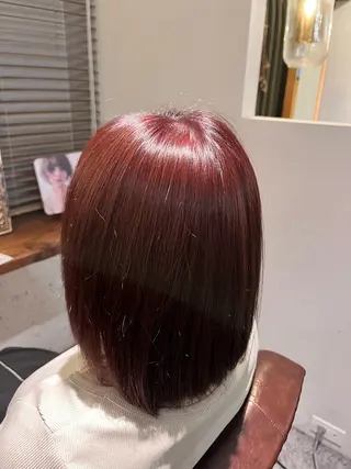 ミディアム カラー 🍏Rio🍏 Color☆*。のヘアスタイル