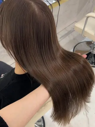 ロング カラー ヘアアレンジ maoブリーチ無し 似合わせカラーのヘアスタイル