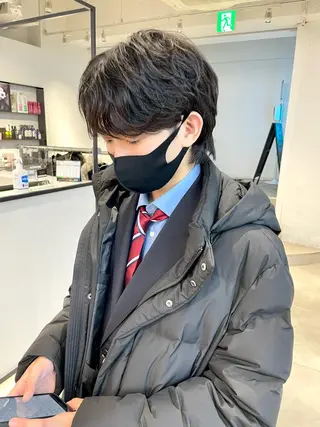 ショート パーマ メンズ 🇰🇷カルマパーマ kaito🇰🇷のヘアスタイル