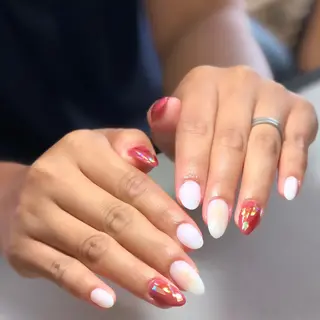 ネイル Aim* 深爪・自爪育成専門店のネイルデザイン