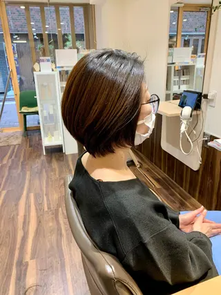 ショート green feel 長原所属・西山 大樹のヘアスタイル