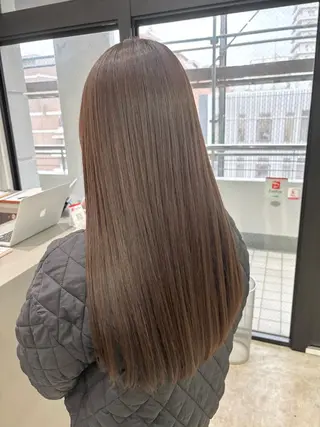 ロング 🦖ブリーチなしカラ ー∥RINA🦖のヘアスタイル