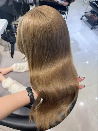 ロング カラー 韓国レイヤー×モテ髪 /MITSUKI🤍のヘアスタイル