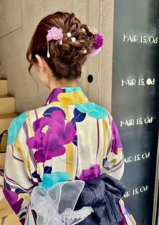 ヘアアレンジ OVER  SEAオーバーシー所属・森 陽子のマツエク・マツパデザイン