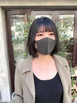 ショート カラー 木村陸弥 似合わせ 透明感カラー🌿のヘアスタイル