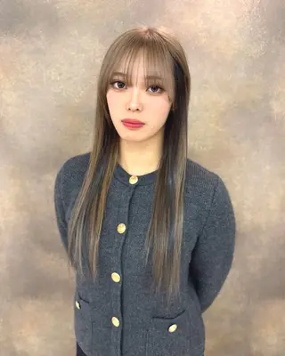 カラー macheriebyhase所属・藤井 心音のヘアスタイル