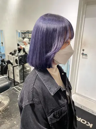 ショート カラー ヘアアレンジ 艶ハイトーン/ヘア アレンジAYAKAのヘアスタイル