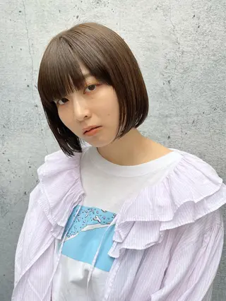 ショート カラー ショート/パーマ/ カラー/FUKOのヘアスタイル