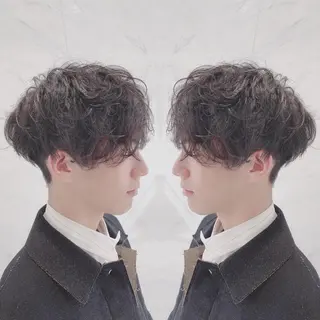 ショート カラー メンズ cecil hair所属・重政 和樹のヘアスタイル