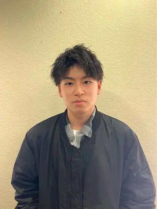 ショート パーマ メンズ 茅ヶ崎パーマ特化/ スパイラル/ハルキのヘアスタイル