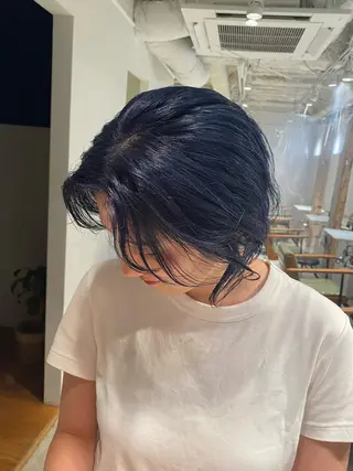 ショート レイヤー/透明感/ ブリーチなし/わかなのヘアスタイル