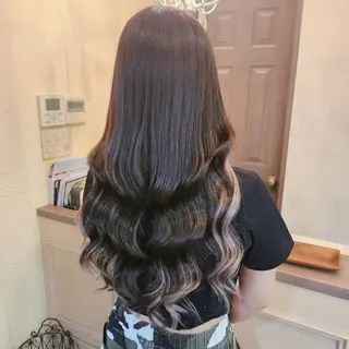 ロング ヘアアレンジ MagicMush ✴︎シールエクステのヘアスタイル