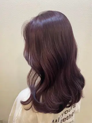 セミロング カラー 小澤 一稀のヘアスタイル