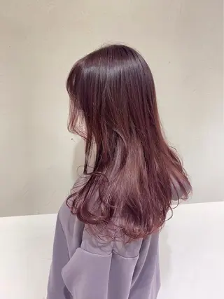 ロング カラー 艶感/ナチュラル 🩵amiのヘアスタイル