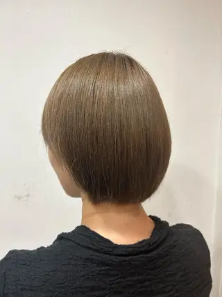 ショート カラー ヘッドスパ＆ボブ＆ ツヤ感🌟ナカガマのヘアスタイル