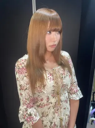 ロング カラー デザイン/ブリーチ/ SORAᯓ★のヘアスタイル