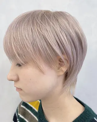 ショート カラー 🎨ショートの神様 /神評価🎨原田公祐のヘアスタイル