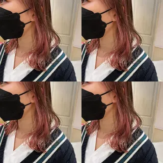 ミディアム カラー ヘアアレンジ 💎韓国レイヤー ×エクステゆうま💎のヘアスタイル