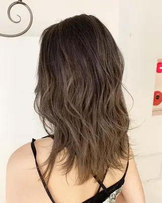 ミディアム カラー 渡辺 健太のヘアスタイル