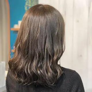 ミディアム カラー 縮毛矯正⭐️ TAKAHIROのヘアスタイル