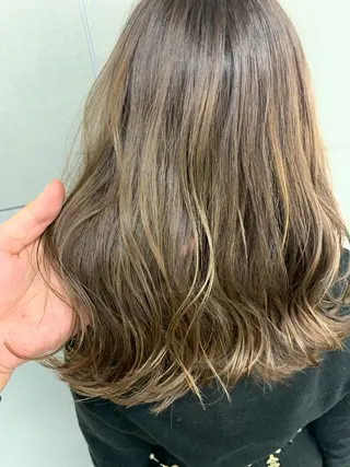 ミディアム カラー Silk-lei【銀座店】所属・銀座/美髪縮毛矯正 /髪質改善/山本翔華のヘアスタイル
