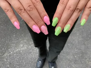 ミディアム ネイル ✴︎ Delightのネイルデザイン