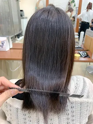 ロング パーマ 縮毛矯正/髪質改善 /韓国風　山川春輝のヘアスタイル