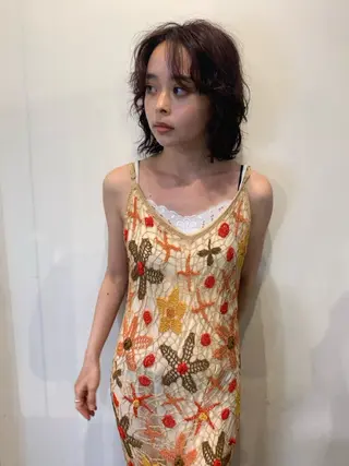 ミディアム カラー パーマ 【takk】 ナカヤママサヨシのヘアスタイル