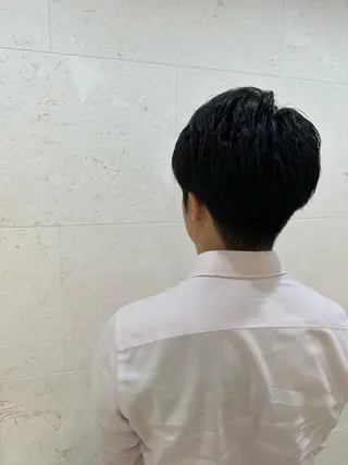 ショート メンズ 安田 柚月のヘアスタイル