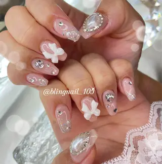 ネイル 23時まで❤︎韓国、 ワンホンネイルのネイルデザイン