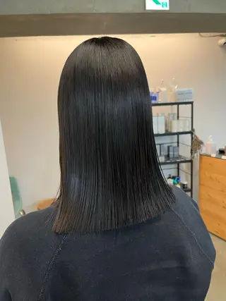 ロング 原田 優花のヘアスタイル