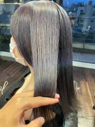 ロング カラー Michel by chainon ミッシェルバイシェノン所属・美髪職人/傷ませない カラー/橋本拓弥のヘアスタイル