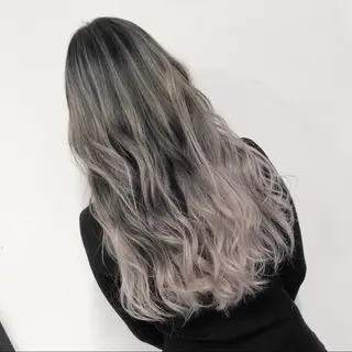 ロング カラー ヘアアレンジ アンドウ ユウ/ レイヤーカット/韓国のヘアスタイル