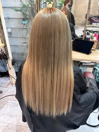 ロング カラー 6Dエクステ 鳥谷ミナトのヘアスタイル